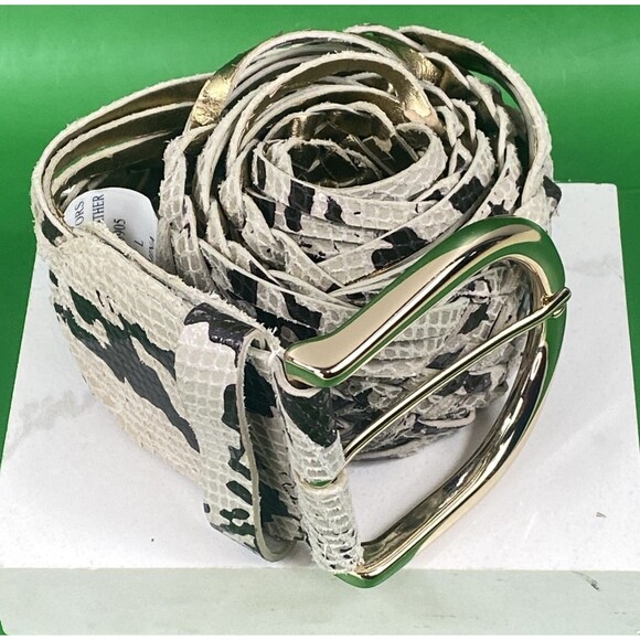 Women’s Michael Kors Snake Skin Belt Size Large Measures 44” - Picture 2 of 5